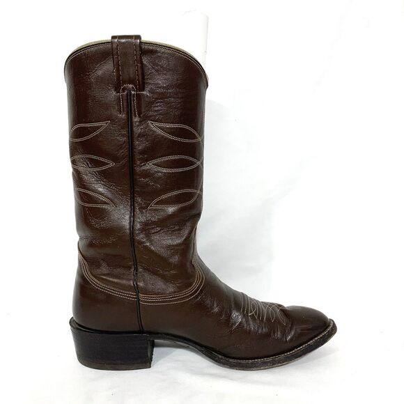 Nocona 4761 Brown Western Boots Men’s 8.5 EE, Brown - Picture 3 of 12